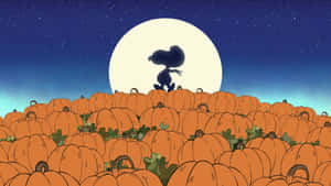 The Majestic Great Pumpkin At Dusk Wallpaper