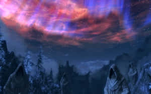 The Majestic Landscape Of Sovngarde Wallpaper