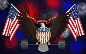 The Majestic Symbol Of Freedom - U.s. Eagle Art Wallpaper