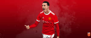 The Manchester United Football Club Red Devils In Action! Wallpaper