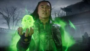 The Master Of Souls, Shang Tsung Unleashes His Power In Mortal Kombat Wallpaper