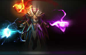 The Master Of Spells: Invoker In Dota 2 Wallpaper