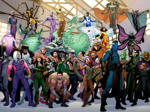 The Masters Of Evil Unites For A Cause Of Ultimate Destruction Wallpaper