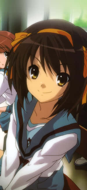 The Melancholy Of Haruhi Suzumiya Character Poster Wallpaper