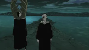 The Menacing Black Zetsu Emerging From The Darkness Wallpaper