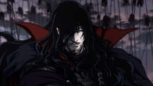 The Menacing Count Dracula Of Castlevania Wallpaper