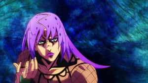 The Menacing Diavolo From Jojo's Bizarre Adventure Wallpaper
