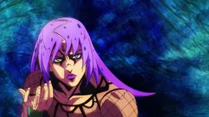 The Menacing Diavolo From Jojo's Bizarre Adventure Wallpaper