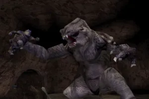 The Menacing Rancor Ready To Attack. Wallpaper