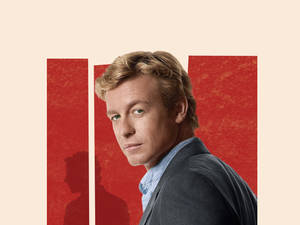 The Mentalist Simon Baker Poster Wallpaper