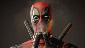 The Merc With The Mouth, Black Deadpool Wallpaper