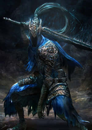 The Mighty Artorias The Abysswalker In Action Wallpaper