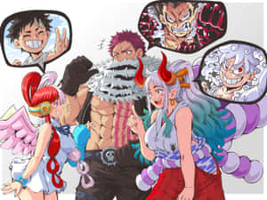 The Mighty Charlotte Katakuri Of One Piece Wallpaper