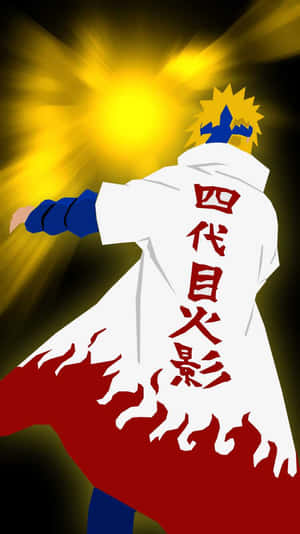 The Mighty Fourth Hokage, Leader And Protector Of Konohagakure Wallpaper