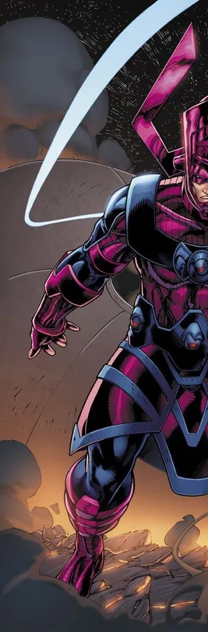 The Mighty Galactus Approaching Earth Wallpaper