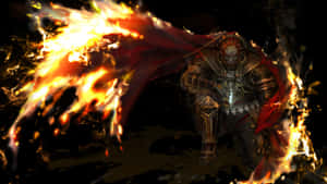 The Mighty Ganondorf In Battle Stance Wallpaper