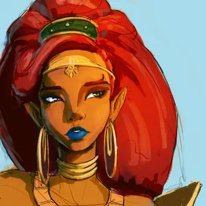 The Mighty Gerudo Champion Urbosa From The Legend Of Zelda Wallpaper