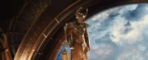 The Mighty Heimdall Standing Tall In Asgard Wallpaper