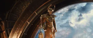 The Mighty Heimdall Standing Tall In Asgard Wallpaper