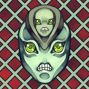 The Mighty King Crimson From Jojo's Bizarre Adventure Wallpaper