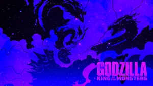 The Mighty King Ghidorah Unleashes His Destructive Powers In An Epic Battle. Wallpaper