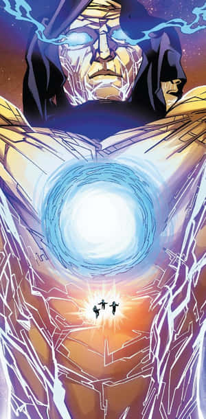 The Mighty Living Tribunal In Action Wallpaper