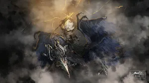 The Mighty Nameless King In Battle Wallpaper