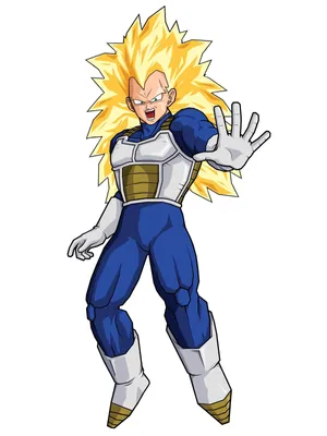 The Mighty Vegeta Transforms To Super Saiyan 3 Wallpaper