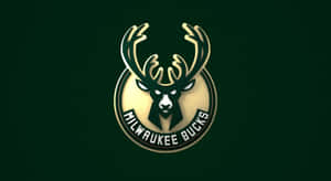 The Milwaukee Bucks Logo, Representing An Iconic Sports Team In The Nba. Wallpaper