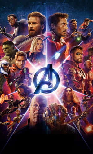 The Modern Avengers Team - Ready To Save The World With An Iphone! Wallpaper