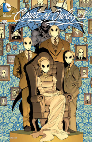 The Mysterious Court Of Owls In Action Wallpaper