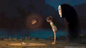 The Mysterious Stalker From Studio Ghibli's Spirited Away Wallpaper