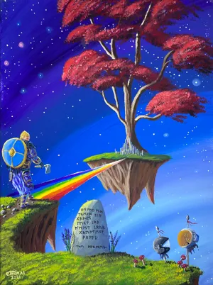 The Mystical Bifrost Bridge Of Norse Mythology Wallpaper