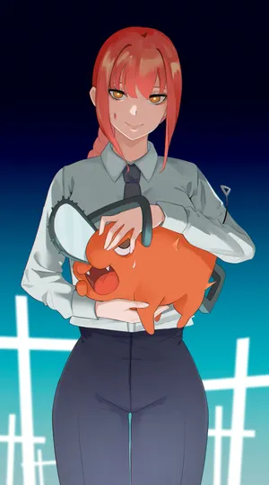 The Mystical Entity, Pochita As Chainsaw Man Wallpaper