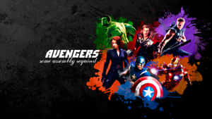 The New Avengers Assemble Action Scene Wallpaper