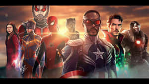 The New Avengers Assemble In Action Wallpaper