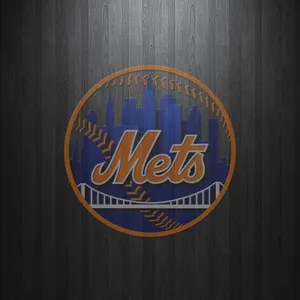 The New York Mets Celebrating Their Victory In The Field Wallpaper