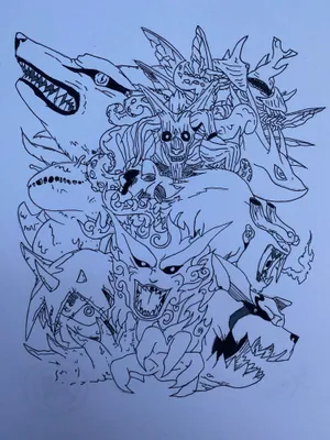 The Nine Tailed Beasts Of The Naruto Universe Wallpaper