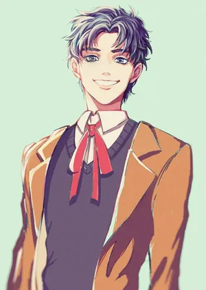 The Noble And Powerful Jonathan Joestar Against A Mesmerizing Backdrop Wallpaper