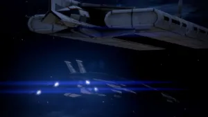 The Normandy Sr-2 In Space Wallpaper