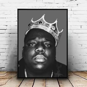 The Notorious Big Portrait On Frame Wallpaper
