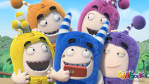 The Oddbods Are All Together For A Fun Filled Adventure Wallpaper