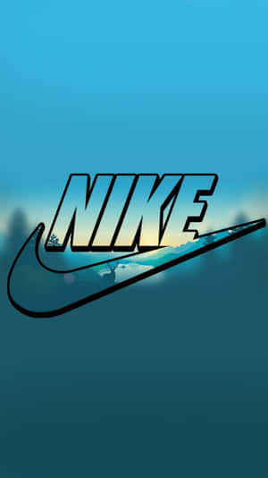 The Official Blue Nike Logo Wallpaper