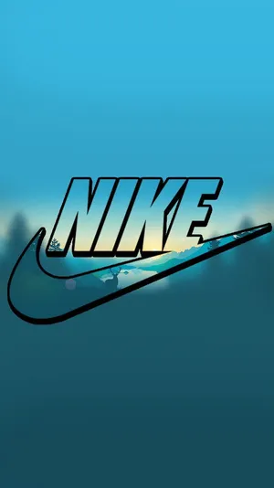 The Official Blue Nike Logo Wallpaper