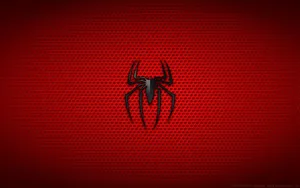 The Official Logo Of Spiderman On The Ps4 Wallpaper