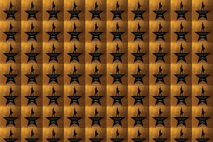The Official Logo Of The Hit Broadway Musical, Hamilton Wallpaper