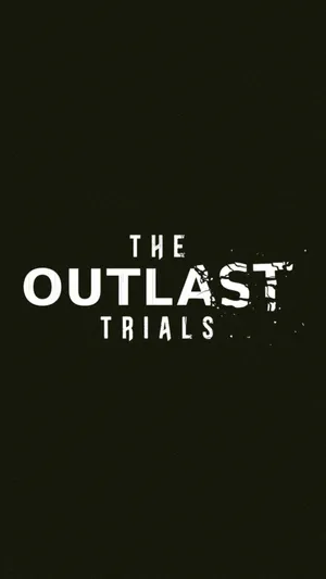 The Outlast Trials Logo Wallpaper