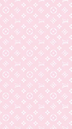 The Perfect Girly Accessory - Louis Vuitton's Pink Monogram Wallpaper