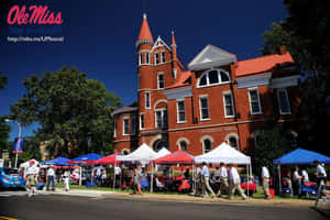 The Picturesque Oxford Campus Of The University Of Mississippi Wallpaper