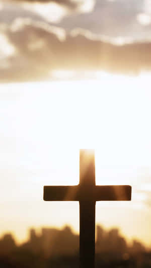 The Power Of Jesus Christ Stands Firm No Matter The Size Of The Screen. Wallpaper